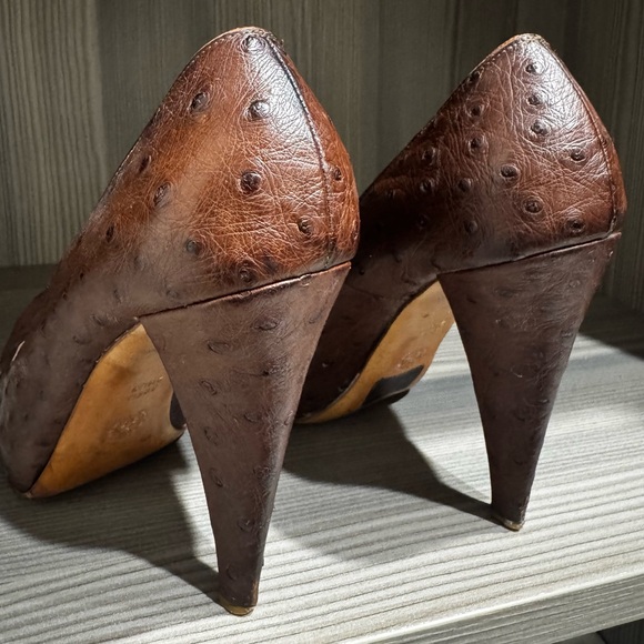 Bally- Made in Italy - original real Ostrich Heels - Picture 9 of 9
